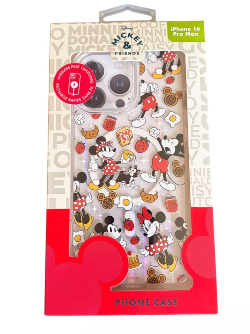 Disney Mickey & Friends Red, Black, Yellow iPhone 16 Pro Max Case
